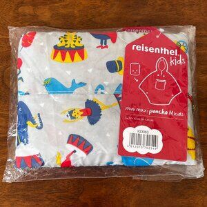 Reisenthel Mini Maxi Poncho M Kids Ages 3-6 Child's Rain Cape Circus Print